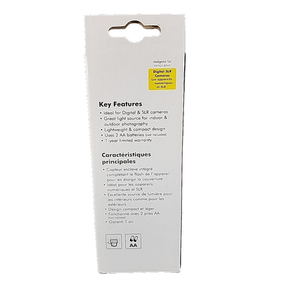 Xit Digital Slave Flash with Bracket for Digital/DSLR Camera (Black) - Picture 2 of 5